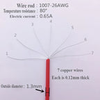 2.54MM Double Row DUPONT LINE Connector Plug With Wire Jumper Cable 30CM 26AWG 2*2/3/4/5/6/7/8/10 PIN Female Single/Double Head