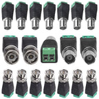 4/10Pcs BNC Male Female Q9 Plug Socket Adapter Connector with Screw Terminal for Audio Video CCTV Surveillance Camera