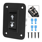 DaierTek UP Down Momentary Reverse Polarity Switch 12V 30A DPDT Polarity Reversing Switch RV Power Jack Switch for 5th Wheel