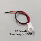 10PCS XH2.54mm 2P 3P 4P 5P 6P Male Female Plug Connector 2.54mm Pitch With 15cm Wire Cable Battery Charging Cable