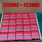 Programable TPMS Sensors 2 in 1 433MHz+315MHz Support Programing with TS501 TS508 TS601 TS608 ITS600E MK808TS MK808S-TS MP808TS