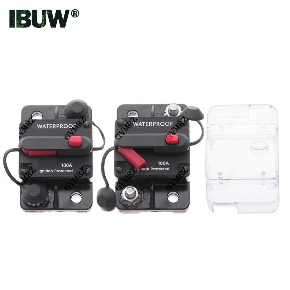 30A 40A 50A 60A 70A 80A 100A Circuit Breaker Fuse Reset 250A 300A 150A 200A 120A AMP Waterproof Boat Car Circuit Breaker
