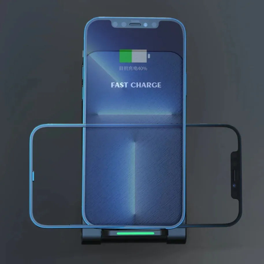 65W Wireless Charger Stand Pad For iPhone 17-12 Pro X XS Max XR 8 Samsung Xiaomi Induction Fast Charging Dock Station