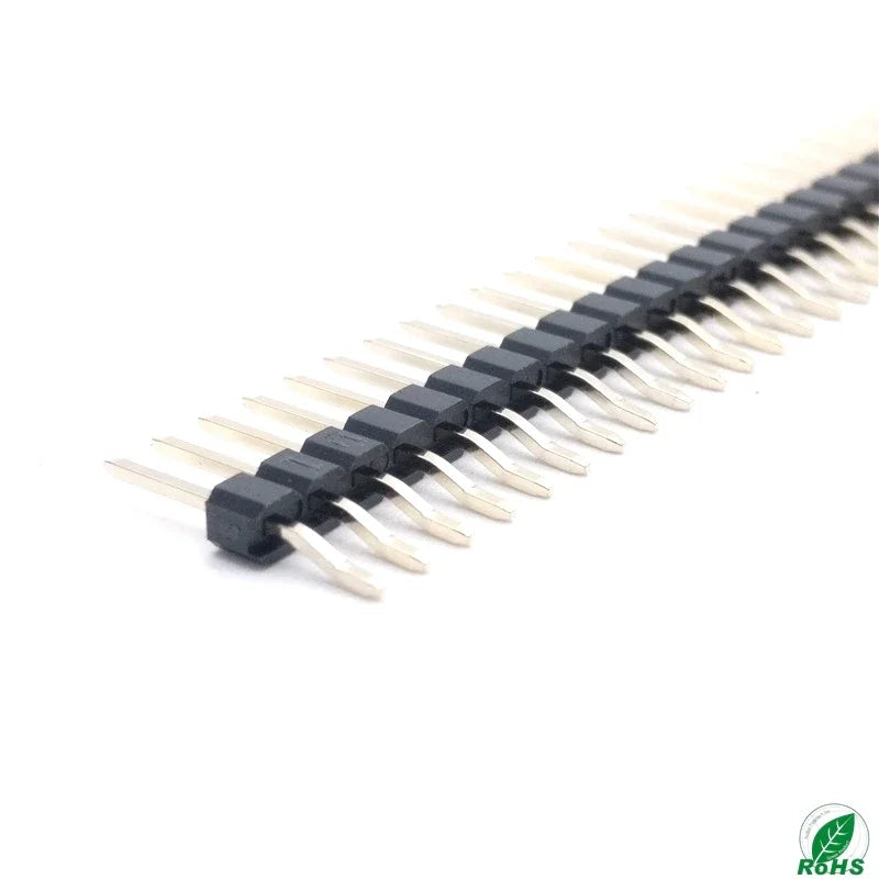 20pcs 0.1" 2.54mm 1x2/3/4/5/6/7/8/40P Single Row Right Angle SMT/SMD Surface Mount PCB PH8.5 Solder Male Female Header Connector