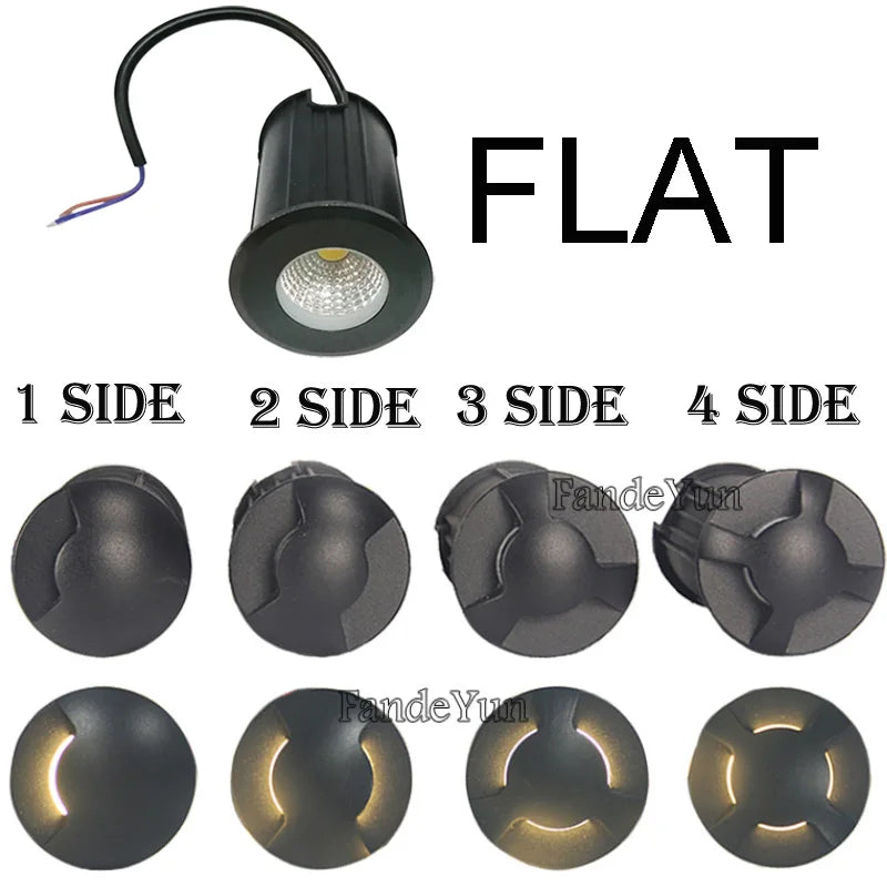 LED Underground Light 5W 3W Waterproof Outdoor Ground Garden Path Floor Buried Yard Spot Landscape IP67 DC12V AC220V 110V