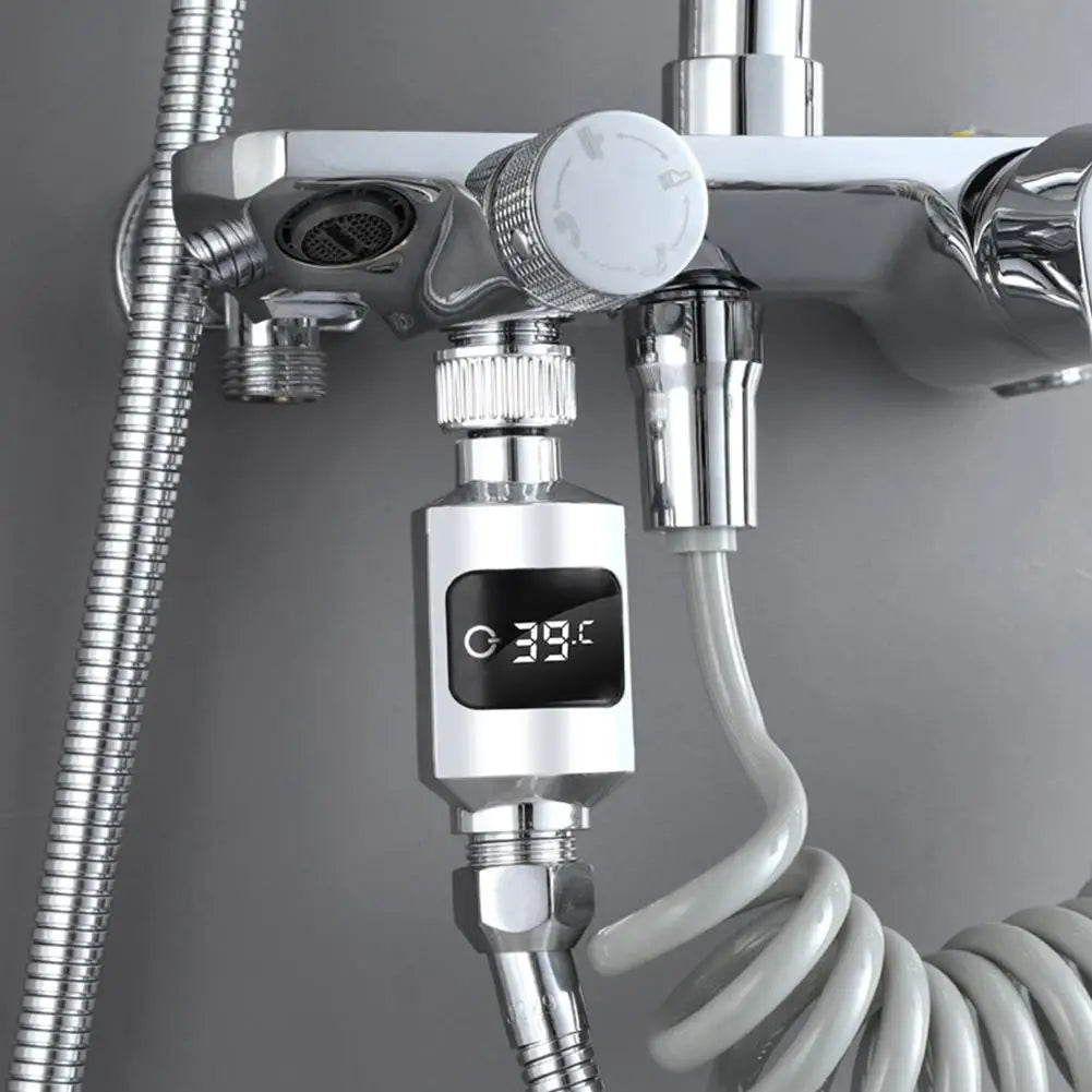 Shower Head Water Temperature Monitor Electricity LED Temperature Display Faucets Thermometer Shower Home Meter Water Bathi Z4Q7