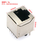 1Pcs RJ45 Adapter Board To XH2.54 Modular Ethernet Connector Adapter Network Interface + Breakout Board + Pin Header