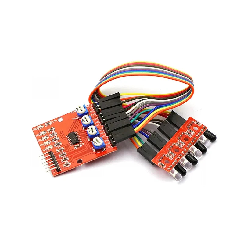 Infrared Detector Tracking Transmission Line TCRT5000 Tracker Sensor Obstacle Avoidance Sensor Module for Arduino Diy Car Robot