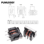 5PCS 10mH 20mH 30mH Common Mode Choke Inductor For Filter Pitch 20mH 30mH 40mH 40mH 50mH UU9.8 20mH 30mH