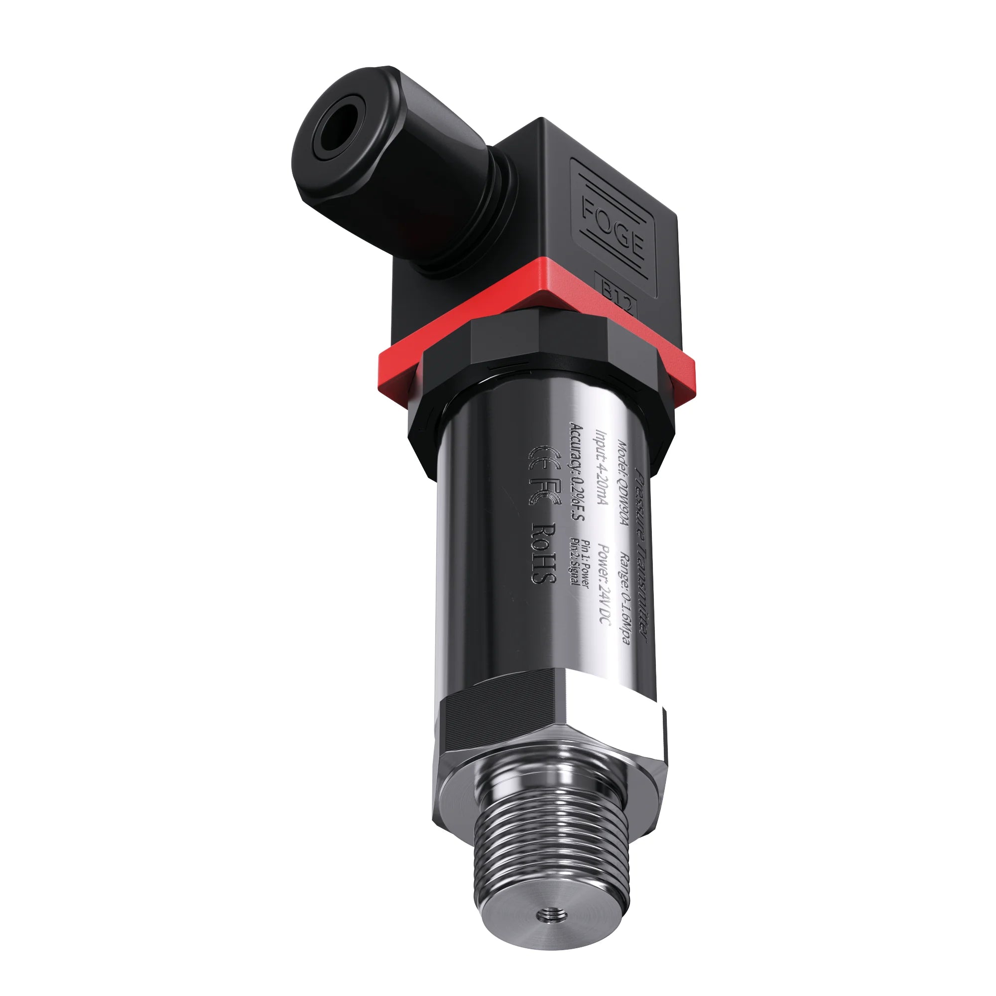 IP65 Industrial Hydraulic Pressure Transducer 4-20mA G1/4 Pressure Sensor for Water Pump Air Oil Liquid Pressure Transmitter