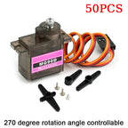 MG90D 10/20/30/40/50Pcs Micro Digital Servo Motor Full Metal Gear 180/270/360 Degree For RC Airplane Helicopter Car Boat Model