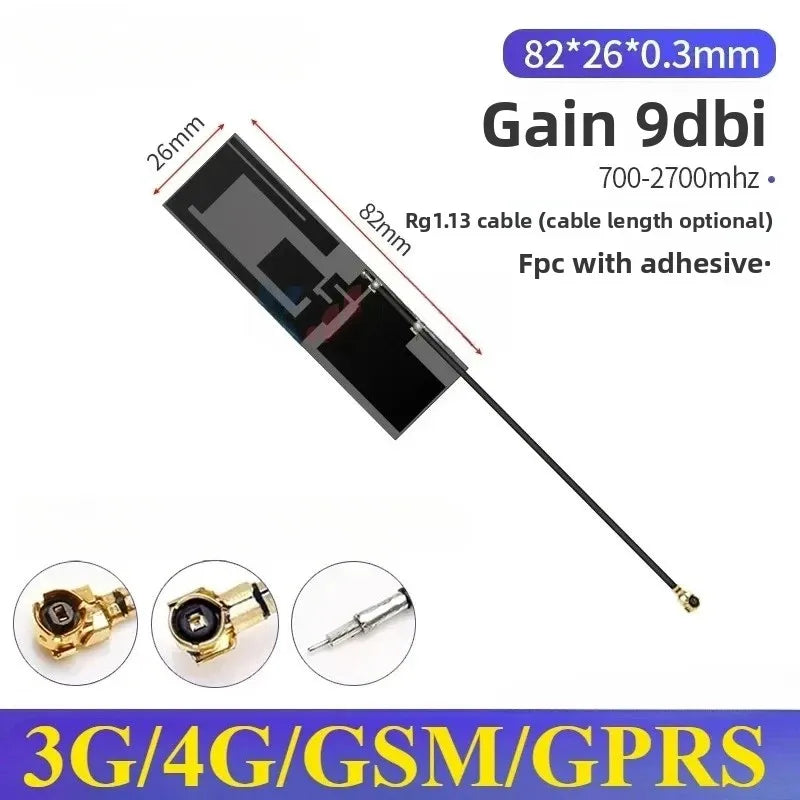 2PCS Full Frequency 5G 4G LTE GSM GPRS 2G 3G NB-IoT Module with Built-In FPC/PCB High Gain Patch Antenna for IoT Device