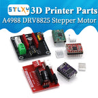3D Printer Parts A4988 DRV8825 Stepper Motor Driver With Heat sink For SKR V1.3 1.4 GTR V1.0 RAMPS 1.4 1.6 MKS GEN V1.4 board