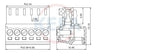 5/10Pcs 15EDG 2.54 mm KF2EDG PCB Screw Terminal Block Connector Right Angle/Straight Needle Plug Pin Header Socket 2/3/4/10 Pin