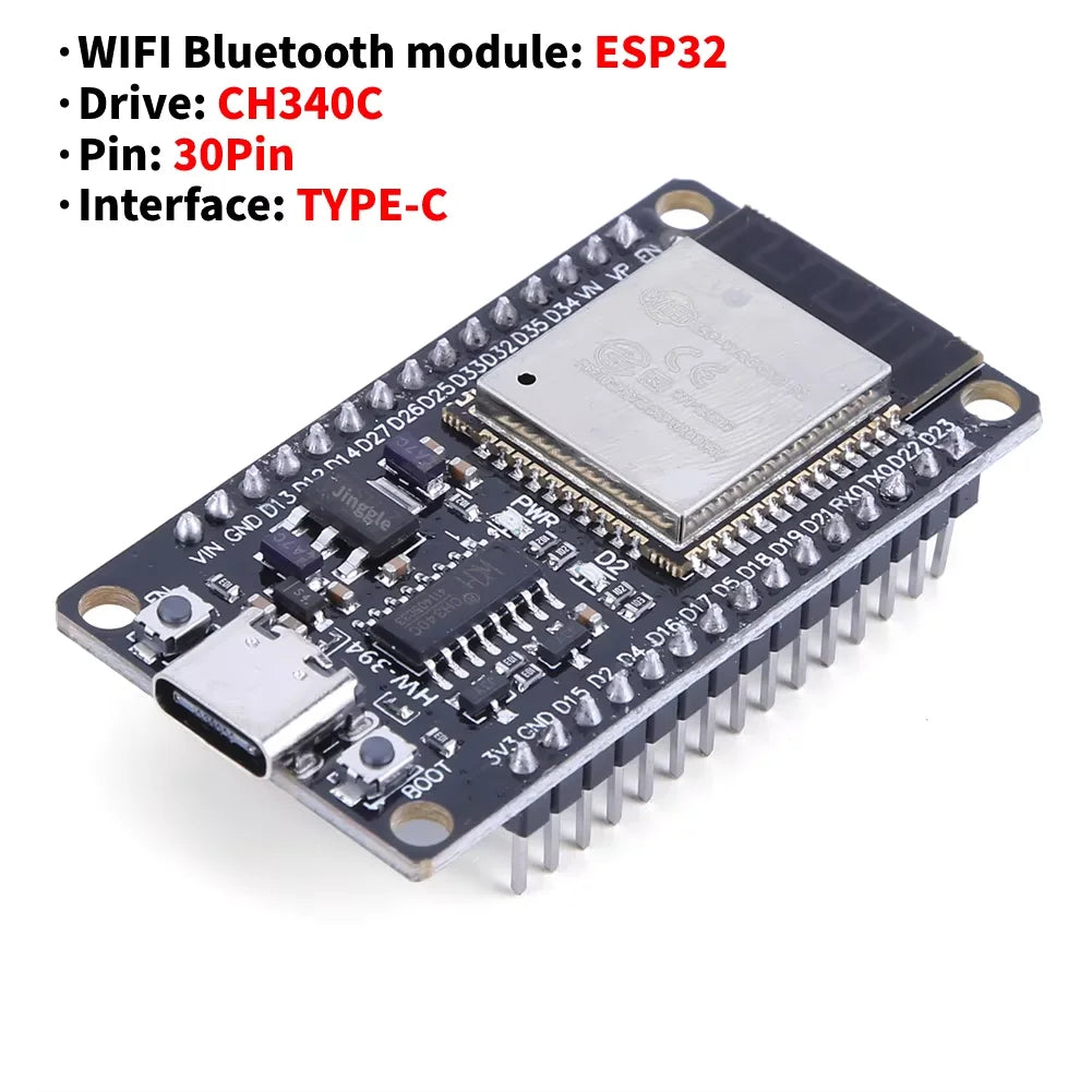 New ESP32 Development Board WiFi + Bluetooth module Ultra-Low Power Consumption Dual Core NodeMCU-32S ESP32 32D 32U 30Pin Board