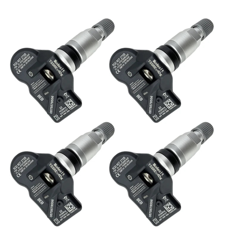1/4Pcs TPMS Sensor 433MHz Tire Pressure Monitor System Fit For Audi A4 A6 Allroad Volkswagen T-Cros Skoda Replace OE 5Q0907275B