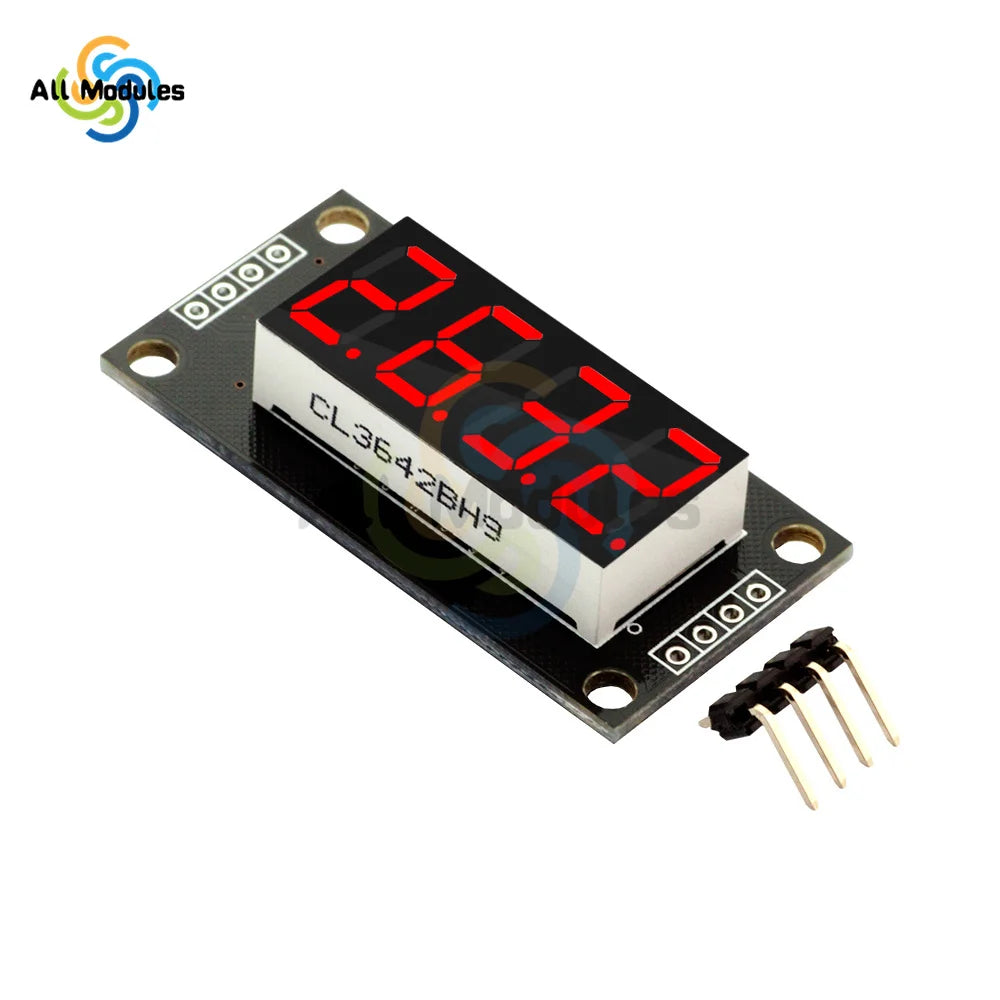 TM1637 0.36" 0.36 Inch 7 Segments Digital Display Tube 4-Digit LED  Module Board For Arduino Red Green Blue Yellow White