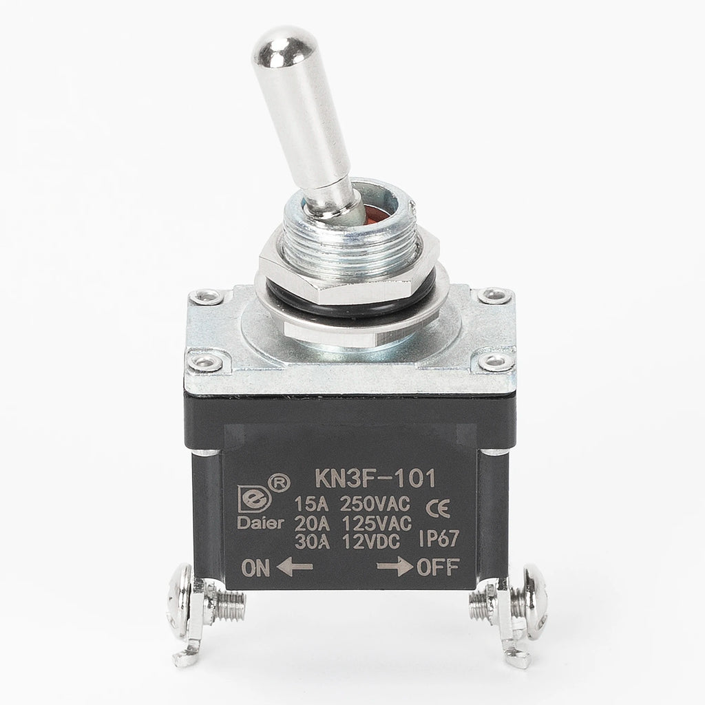 1PC IP67 Waterproof Toggle Switch 30A 12VDC SPST SPDT DPDT ON-OFF ON-ON ON-OFF-ON 2 Pin 3 Pin 6 Pin With Screw Terminal