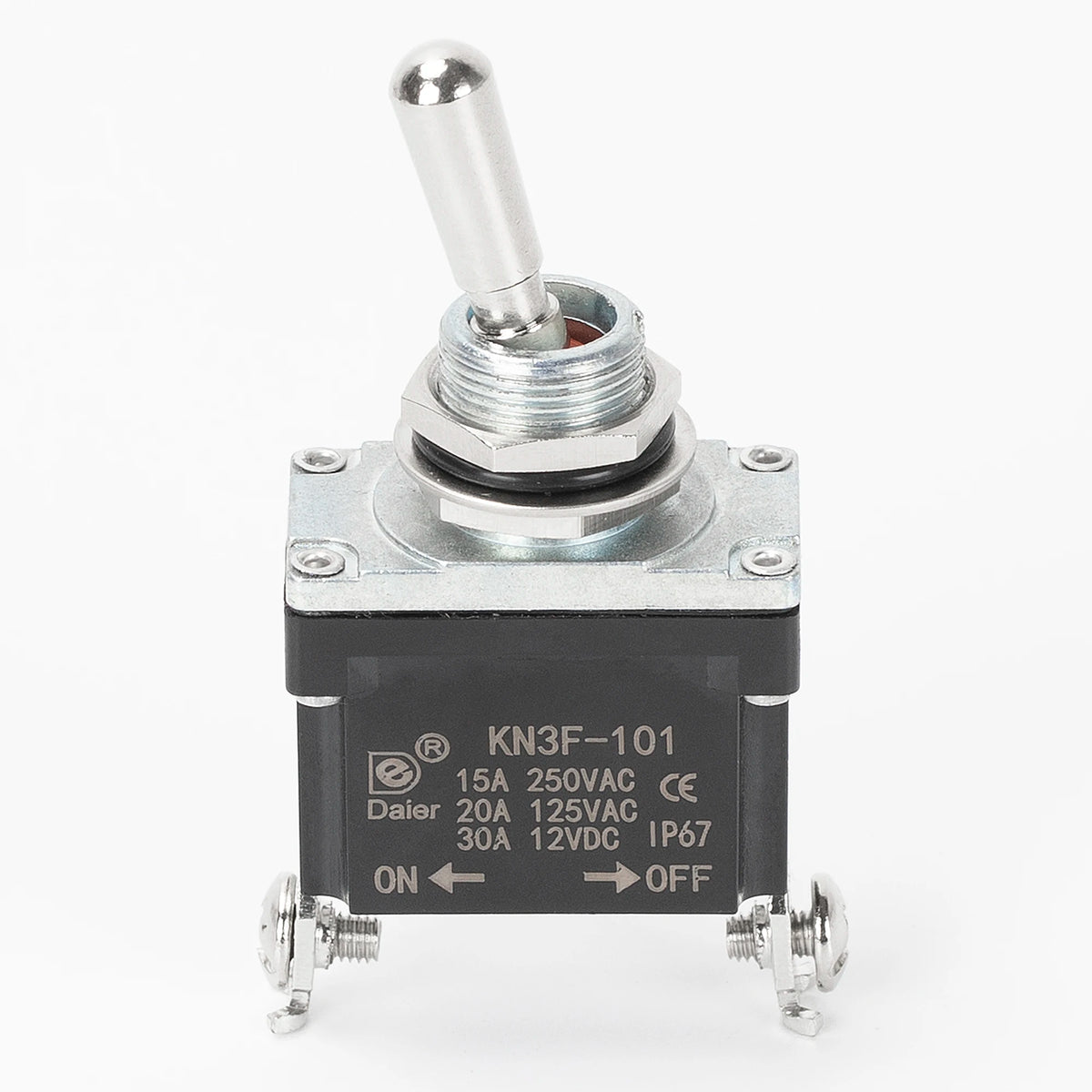 1PC IP67 Waterproof Toggle Switch 30A 12VDC SPST SPDT DPDT ON-OFF ON-ON ON-OFF-ON 2 Pin 3 Pin 6 Pin With Screw Terminal
