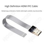 Ribbon FPV HDMI-Compatible Connector Anti-interference Flexible Flat Cable Raspberry Pi 4 Micro Mini HDMI-compatible
