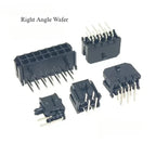 10Set Molex 3.0mmStraight /RightAngle WaferDouble Row Connector Plug2*1/2/3/4/5/6/7/8/9/10/11/12P Male Female Housing Terminals