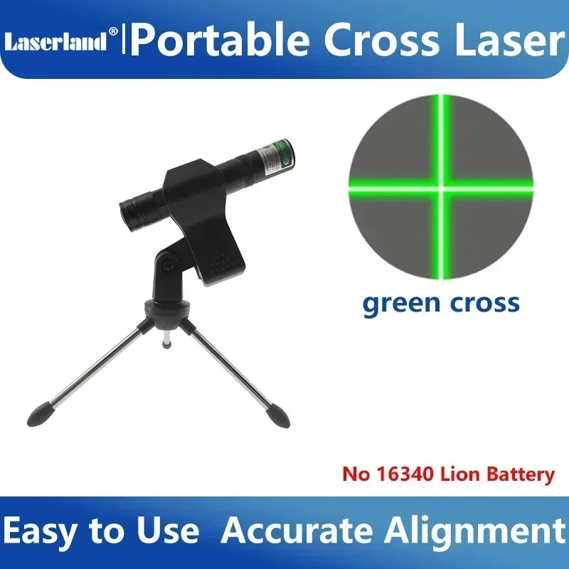 New Portable Red Green Cross Line Laser Diode Module Generator for Alignment Woodworks Sawmill Tiles