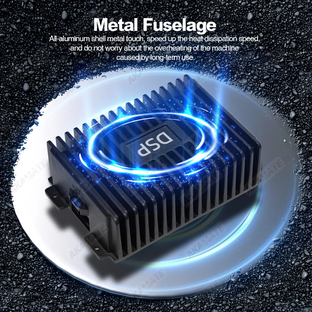 Car Radio Amplifier for Android Radio DSP Non Destructive Modification Speaker Enhance Sound Car Audio Processor 4 Channel