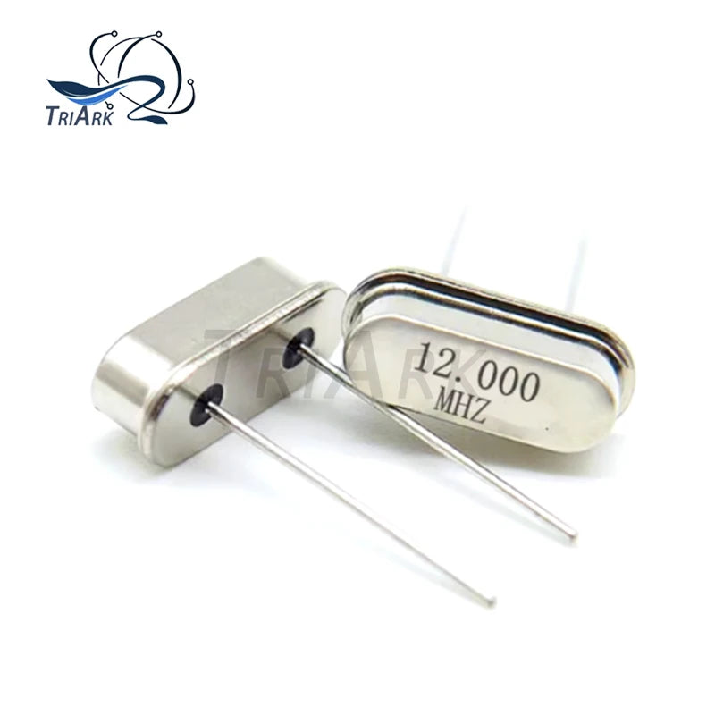 10/20/50PCS new 4Mhz 6Mhz 8Mhz 10MHZ 12Mhz 16Mhz 20Mhz 24Mhz 25MHZ 27MHZ 48MHZ Quartz Crystal Resonator Passive Oscillator HC49S