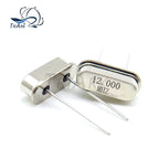 10/20/50PCS new 4Mhz 6Mhz 8Mhz 10MHZ 12Mhz 16Mhz 20Mhz 24Mhz 25MHZ 27MHZ 48MHZ Quartz Crystal Resonator Passive Oscillator HC49S
