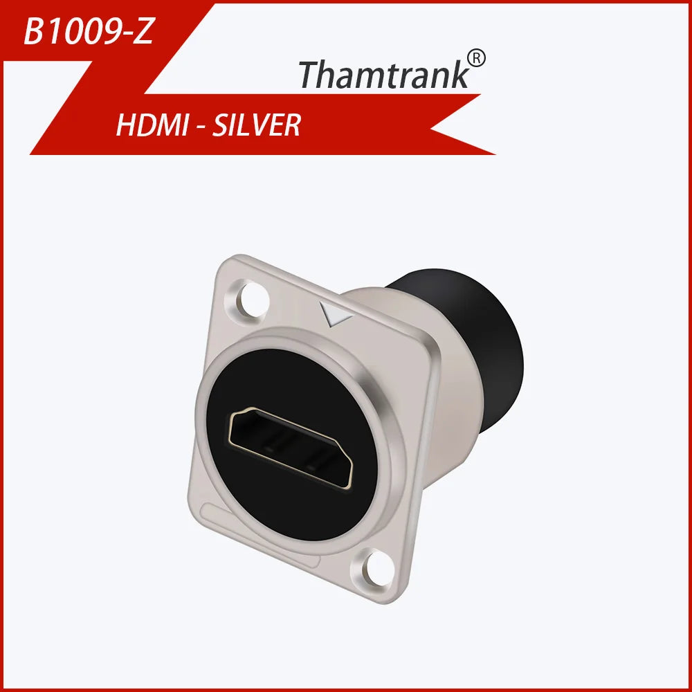 1pc Metal Round/D Type Module RJ45 CAT6&USB 2.0/3.0&Type C&HDMI-Jack Socket Through Network Panel Mounting Electronic Connector