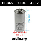 CBB65 450V Motor Capacitor Air Conditioner Compressor Start Capacitor 5uF 6uF 20uF 25uF 30uF 35uF 40uF 45uF 50uF 60uF 70uF