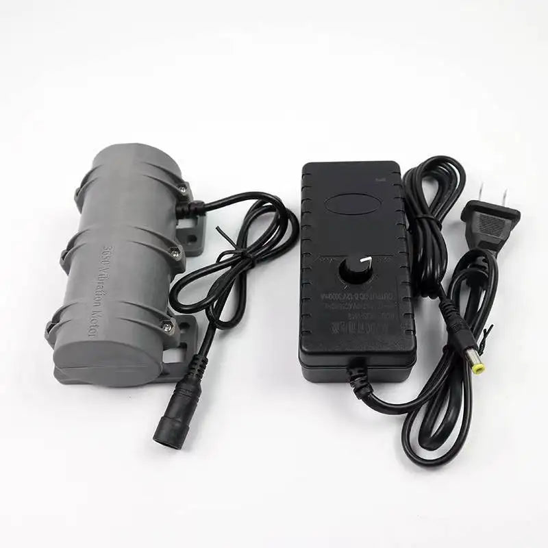 3650 Small Massage Table Vibration Motor 12V 24V Double Eccentric Brush DC Vibration Motor/Motor and Power Supply 3800rpm Alarm