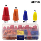 Quick Wire Connector Nut Insulated Wire Connectors Nuts Colorful Boxed Twist Caps Nuts Electrical Insulated Crimp Electrical