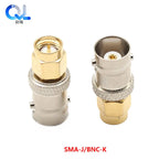SMA to BNC Adapter SMA Male Plug to BNC Female M/F Radio Antenna Connector RF Converter M/F Radio Antenna Adapters Kit Coaxial