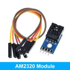 5PCS Digital Temperature Sensor / Humidity Sensor DHT11 DHT22 AM2302 AM2301 AM2320 Sensor And Module For arduino electronic DIY