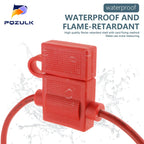 Medium Car Waterproof Fuse Holder Socket 32V 18/16/14/12/10 AWG Auto Motorcycle Motorbike Blade Fuse 1A 2A 3A 4A 5A 7.5A 10A 15A