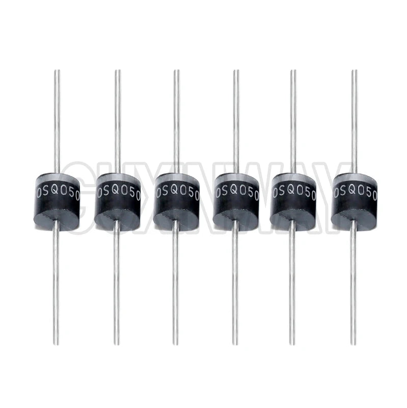 6PCS 30SQ050 Schottky Diode 30A 50V Axial for Solar Panel Parallel Reflow Protection