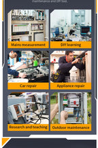 FNIRSI DSO152 TC3 Handheld Digital Oscilloscope With 200KHz/500kHz Bandwidth Supporting LCR Detection Signal Generator PWM Outpu