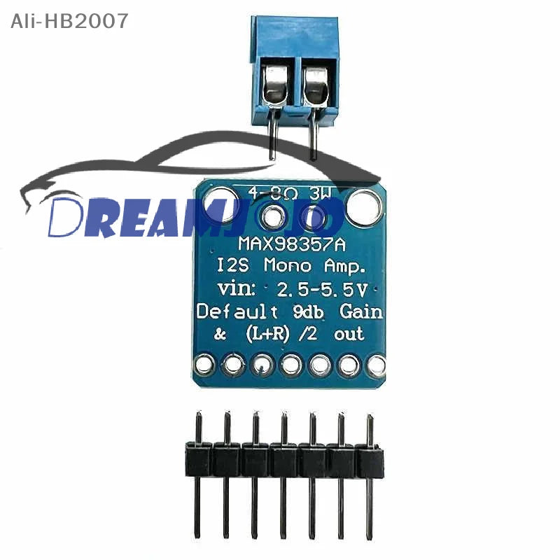 MAX98357A I2S 3W Class D Audio Amplifier Module Filterless Low Power Amp Board for  Portable Sound Project Development