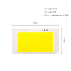94*47mm Ultra Bright 50W DC 3V 3.7V COB LED Light Source Chip On Board Cool White for DIY Working Lamps