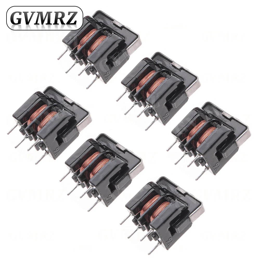 5PCS UU9.8 Common Mode Choke Inductor 10mH 20mH 30mH 40mH 50mH For Filter Pitch