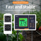 Automatic CO2 Concentration Control 0-5000ppm Carbon Dioxide Controller NDIR Sensor CO2 Detector for Greenhouse