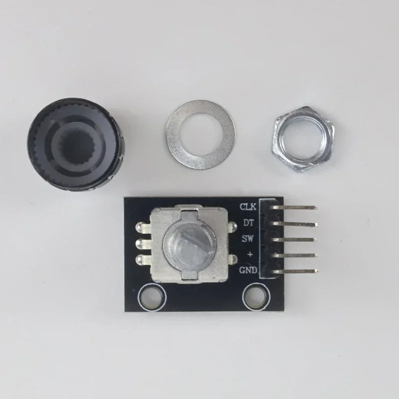 KY-040 Rotary Encoder Module with Push Button 20 Pulse/Revolution 5V for Arduino Menu Control Volume Motor Position