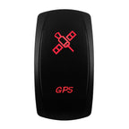 Red Led Light Rocker Switch 12V/24V SPST DPDT Toggle Switch ON OFF/ ON OFF ON Backlight Latching / Momentary Dash Panel Control