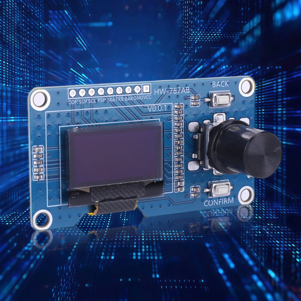 OLED Display with Rotary Encoder Module 1.3/0.96 Inch EC11 Encoder OLED Combo Board Maker Education OLED Kit for Arduino STM32