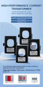 TOMZN Split Core Current Transformer 200A 300A 400A 600A to 5A Secondary AC High-Current CT for kWh Meter Energy Monitoring