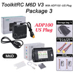 ToolkitRC M6D V3 500W 15A DC Dual Channel Smart Charger Discharger For 1-6S  LiPo LiHV LiFe Lilon Battery FPV Drone