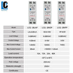 LCTC Voltage Regulator 0-10V 4-20mA 0-5V Single-phase Solid State Voltage Regulator Relay 10a15a25a40a