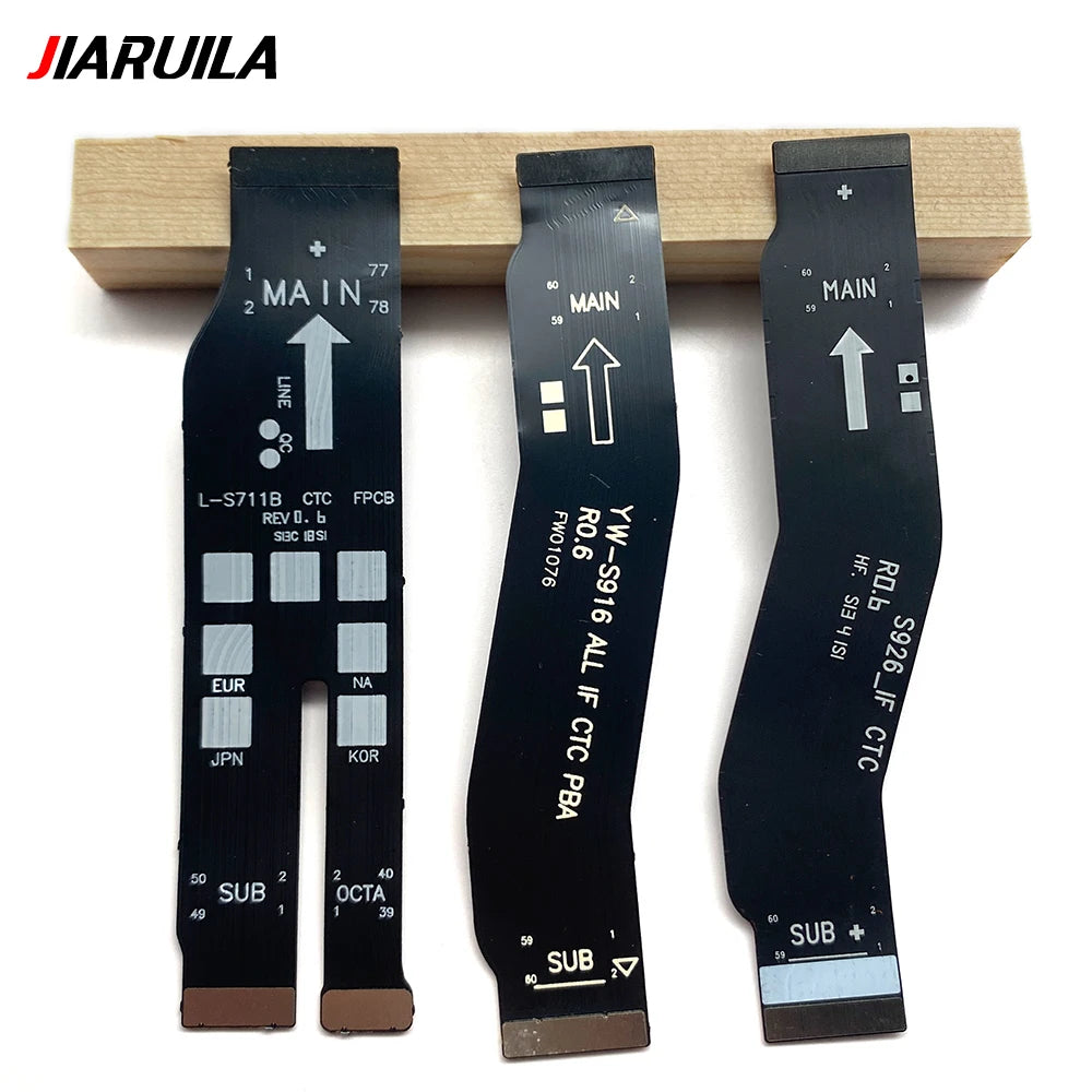 50Pcs，NEW Main FPC LCD Display Connect Wi-Fi Signal Antenna USB Mainboard Flex Cable Ribbon For Samsung S24 S24 Plus S24 Ultra