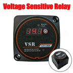 Voltage Sensitive Relay Dual Battery System Digital Display VSR 12V 140A Split Charge for Camper Car RV Yacht Smart Isolator